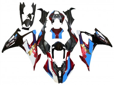 2019-2022 BMW S1000RR Motorcycle Fairings - Black Red Blue Canada