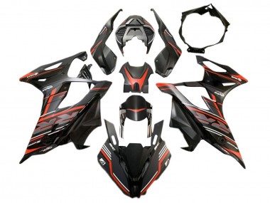 2019-2022 BMW S1000RR Motorcycle Fairing - Matte Black Red Canada