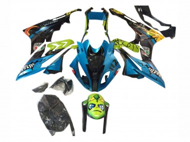 2017-2018 BMW S1000RR Motorcycle Fairings - Blue Yellow Shark Canada
