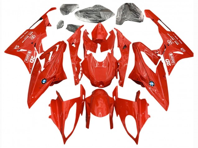 2017-2018 BMW S1000RR Motorcycle Fairings - Red Castrol Canada