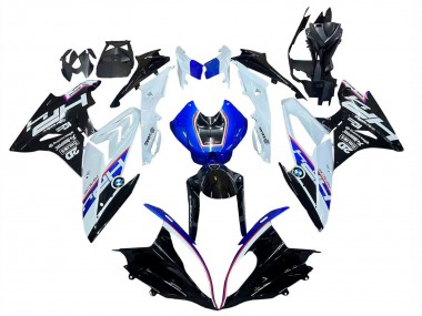 2015-2016 BMW S1000RR Motorcycle Fairing Kits - White Blue Glossy Black Canada