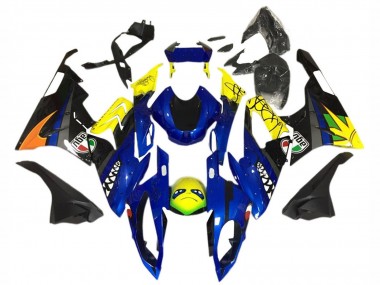 2015-2016 BMW S1000RR Motorcycle Fairing - Yellow Blue Black Shark Canada