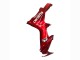 2011-2024 Suzuki GSXR 600 / GSXR 750 Motorcycle Fairings - Red White Decal Canada
