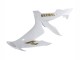 2004-2006 Yamaha YZF 1000 R1 Motorcycle Fairings - White Gold Decals Canada