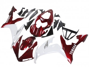 2004-2006 Yamaha YZF 1000 R1 Motorcycle Fairings - Red White Canada