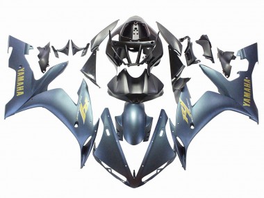 2004-2006 Yamaha YZF 1000 R1 Motorcycle Fairings - Dark Blue Gold Decals Canada