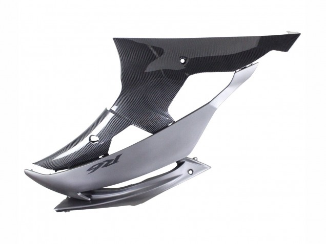 2008-2016 Yamaha YZF 600 R6 Motorcycle Fairings - Grey Black Carbon Fiber Style Canada