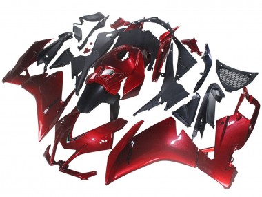 2012-2018 Aprilia RS4 50 125 Motorcycle Fairing - Red Matte Black Canada