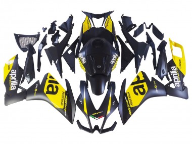 2012-2018 Aprilia RS4 50 125 Motorcycle Fairings - Yellow Matte Black Canada