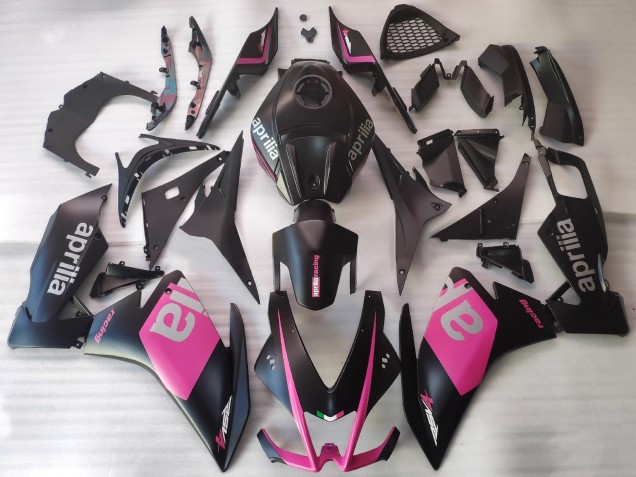 2012-2018 Aprilia RS4 50 125 Motorcycle Fairings - Pink Matte Black Canada