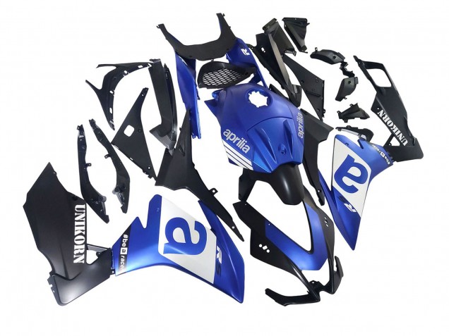 2012-2018 Aprilia RS4 50 125 Motorcycle Fairings - Blue White Matte Black Canada