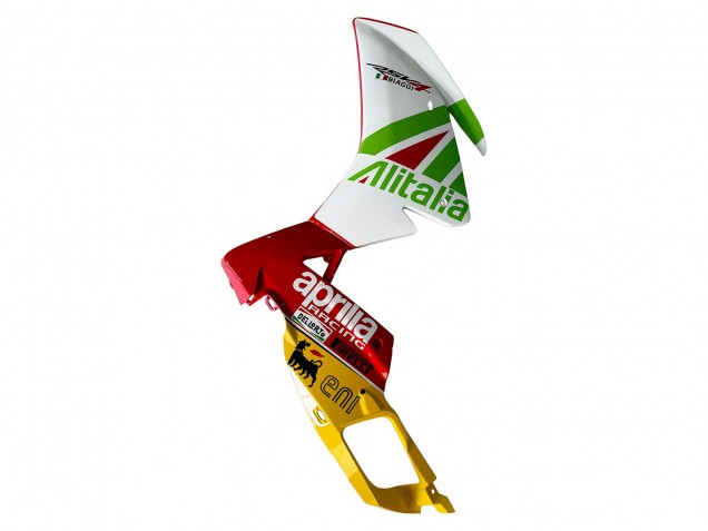 2012-2018 Aprilia RS4 50 125 Motorcycle Fairing - White Red Green Yellow Alitalia Canada