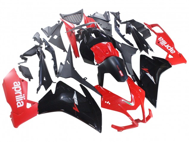 2012-2018 Aprilia RS4 50 125 Motorcycle Fairings - Red Glossy Black Canada