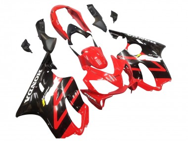 2004-2007 Honda CBR600 F4i Motorcycle Fairing - Red Glossy Black Canada