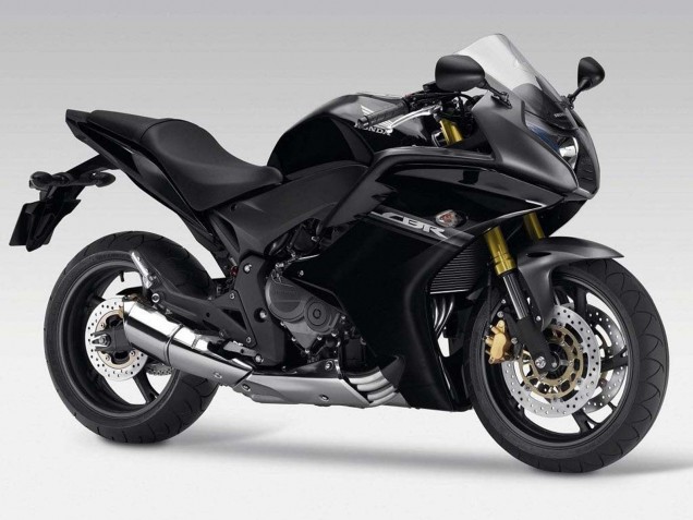 2011-2013 Honda CBR600F Motorcycle Fairings - Glossy Black Canada