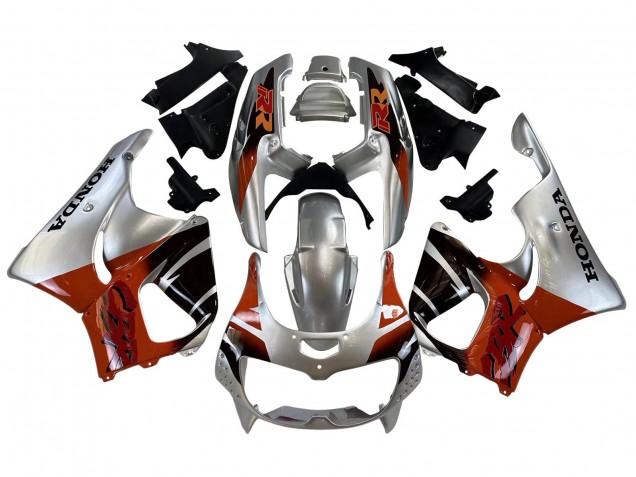 1996-1997 Honda CBR900RR 893 Motorcycle Fairings - Silver Red Glossy Black Canada