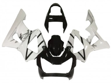 2000-2001 Honda CBR900RR 929 Motorcycle Fairings - White Glossy Black Canada