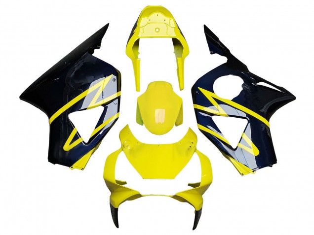 2002-2003 Honda CBR900RR 954 Motorcycle Fairings - Yellow Silver Black Canada