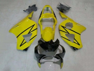 2002-2003 Honda CBR900RR 954 Motorcycle Fairings - Yellow Glossy Black Canada