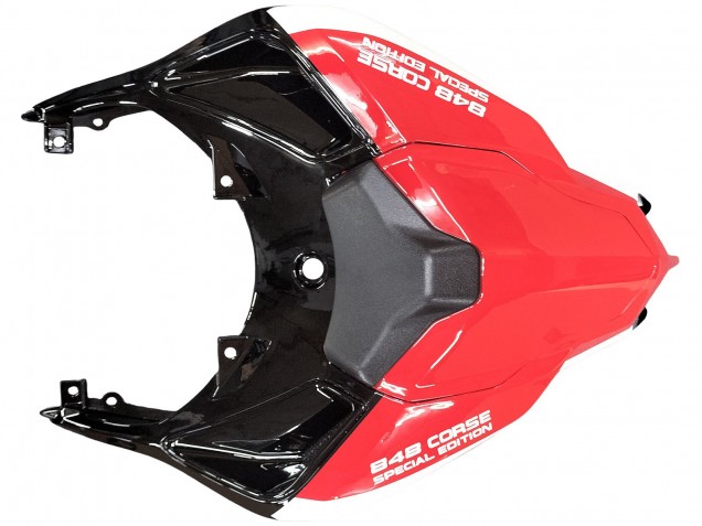 2007-2014 Ducati 848/1098/1198 Motorcycle Fairings - White Red Glossy Black Canada