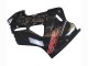 1998-2001 Honda VFR 800 Motorcycle Fairings - Glossy Black Red Decal Canada