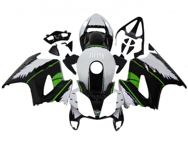 2002-2013 Honda VFR 800 Motorcycle Fairings - White Green Glossy Black Canada
