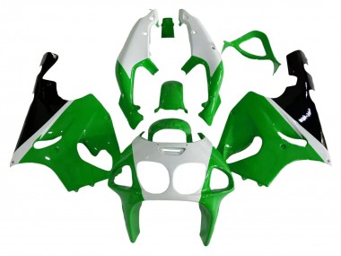 1996-2003 Kawasaki ZX7R Motorcycle Fairings - White Green Black Canada
