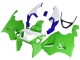 1996-2003 Kawasaki ZX7R Motorcycle Fairings - White Green Blue Canada