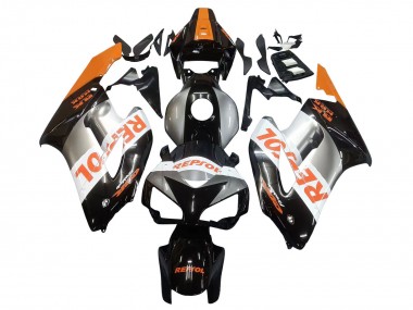 2004-2005 Honda CBR1000RR Motorcycle Fairings - Orange Silver Glossy Black Repsol Canada