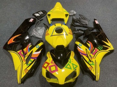 2004-2005 Honda CBR1000RR Motorcycle Fairings - Yellow Glossy Black Orange Canada