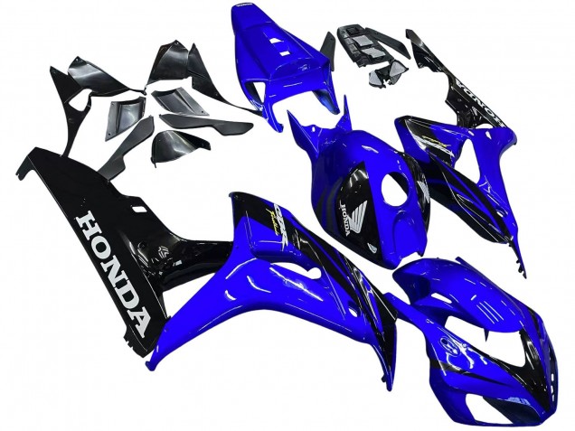 2006-2007 Honda CBR1000RR Motorcycle Fairings - Blue Glossy Black Canada