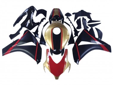 2008-2011 Honda CBR1000RR Motorcycle Fairings - Gold Red Glossy Black Canada