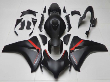 2008-2011 Honda CBR1000RR Motorcycle Fairings - Matte Black Red Fireblade Canada