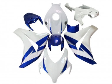 2008-2011 Honda CBR1000RR Motorcycle Fairings - White Blue Canada