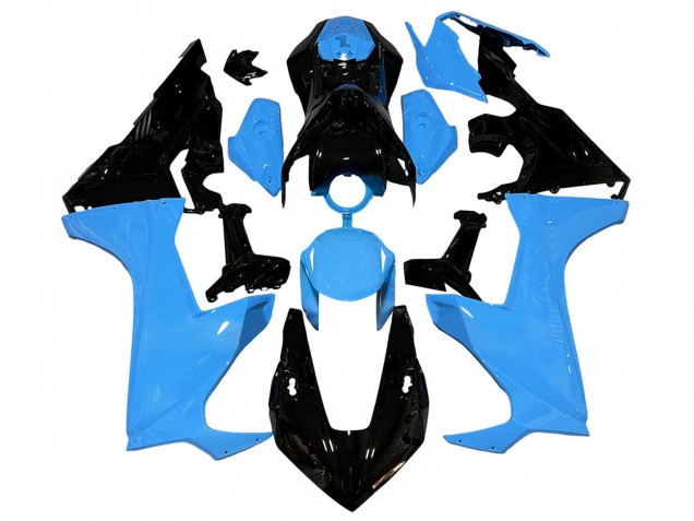 2017-2024 Honda CBR1000RR Motorcycle Fairings - Blue Glossy Black Canada