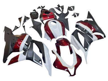 2009-2012 Honda CBR600RR Motorcycle Fairings - White Red Matte Black Canada