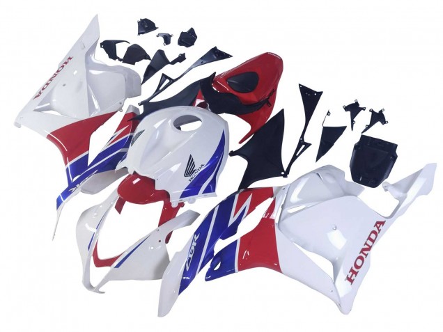 2009-2012 Honda CBR600RR Motorcycle Fairings - White Red Blue Canada