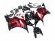 2009-2012 Honda CBR600RR Motorcycle Fairings - Red Glossy Black Canada