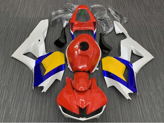 2009-2012 Honda CBR600RR Motorcycle Fairings - White Blue Yellow Red Canada