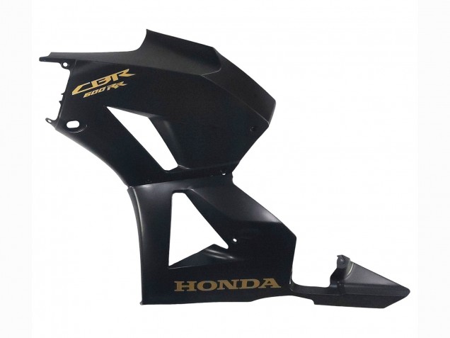 2013-2023 Honda CBR600RR Motorcycle Fairings - Matte Black Gold Decals Canada