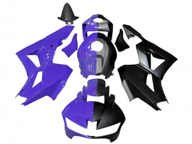 2013-2026 Honda CBR600RR Motorcycle Fairings - Purple Matte Black Split Canada