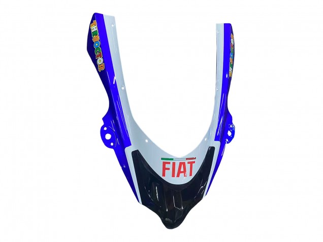 2004-2005 Kawasaki ZX10R Motorcycle Fairings - Glossy Blue White Fiat Motul Canada