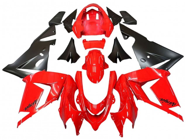 2004-2005 Kawasaki ZX10R Motorcycle Fairings - Red Black Ninja Canada
