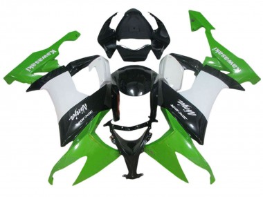 2006-2007 Kawasaki ZX10R Motorcycle Fairing - Green White Black Canada