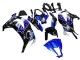 2011-2015 Kawasaki ZX10R Motorcycle Fairings - Blue White Glossy Black Canada