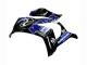2011-2015 Kawasaki ZX10R Motorcycle Fairings - Blue White Glossy Black Canada