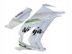 2011-2015 Kawasaki ZX10R Motorcycle Fairings - White Green Stripe Black Ninja Canada