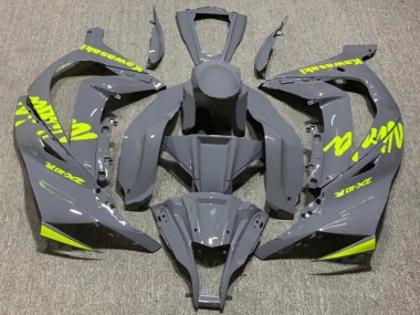 2011-2015 Kawasaki ZX10R Motorcycle Fairing - Nardo Grey Yellow Canada
