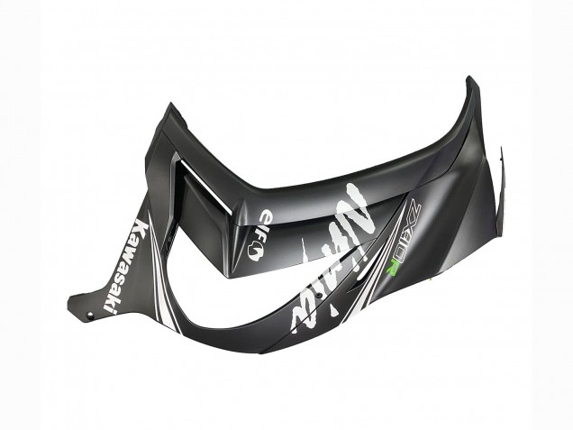 2011-2015 Kawasaki ZX10R Motorcycle Fairings - Matte Black Green Elf Canada