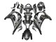 2011-2015 Kawasaki ZX10R Motorcycle Fairings - Matte Black Green Elf Canada